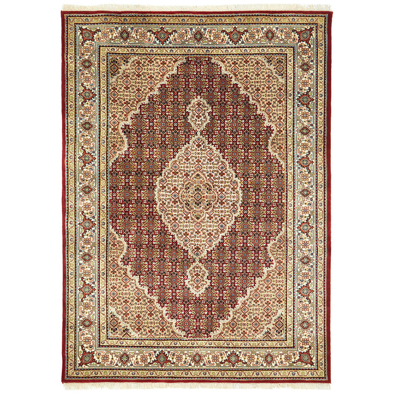 Tabriz Indian Mahi Hand Knotted Wool 30 Rug 200X142CM