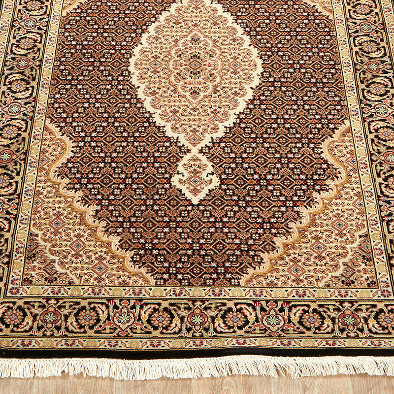 Tabriz Indian Mahi Hand Knotted Wool 35 Rug 189X123CM