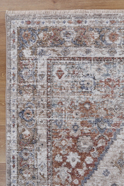 Mary Shriaz Multi Traditional Soft Rug