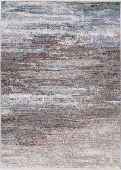 Mary Hormuz Multi Abstract Soft Rug