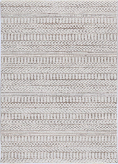 Mary Kerman Beige Tribal Soft Rug