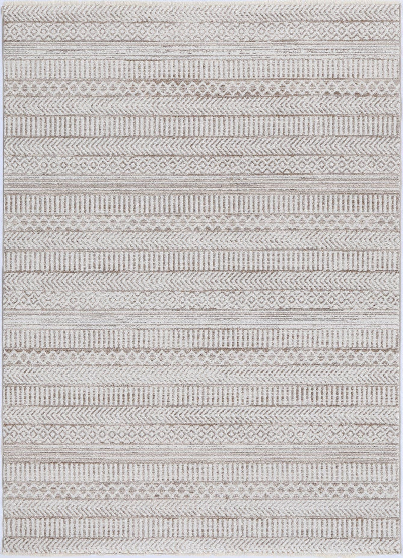 Mary Kerman Beige Tribal Soft Rug