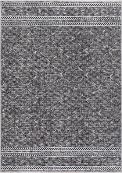 Mary Aleppo Charcoal Contemporary Soft Rug
