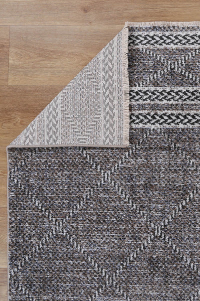 Mary Aleppo Charcoal Contemporary Soft Rug