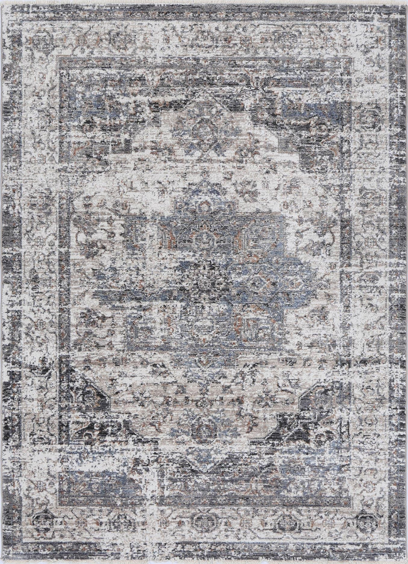 Mary Multan Ash Traditional Soft Rug