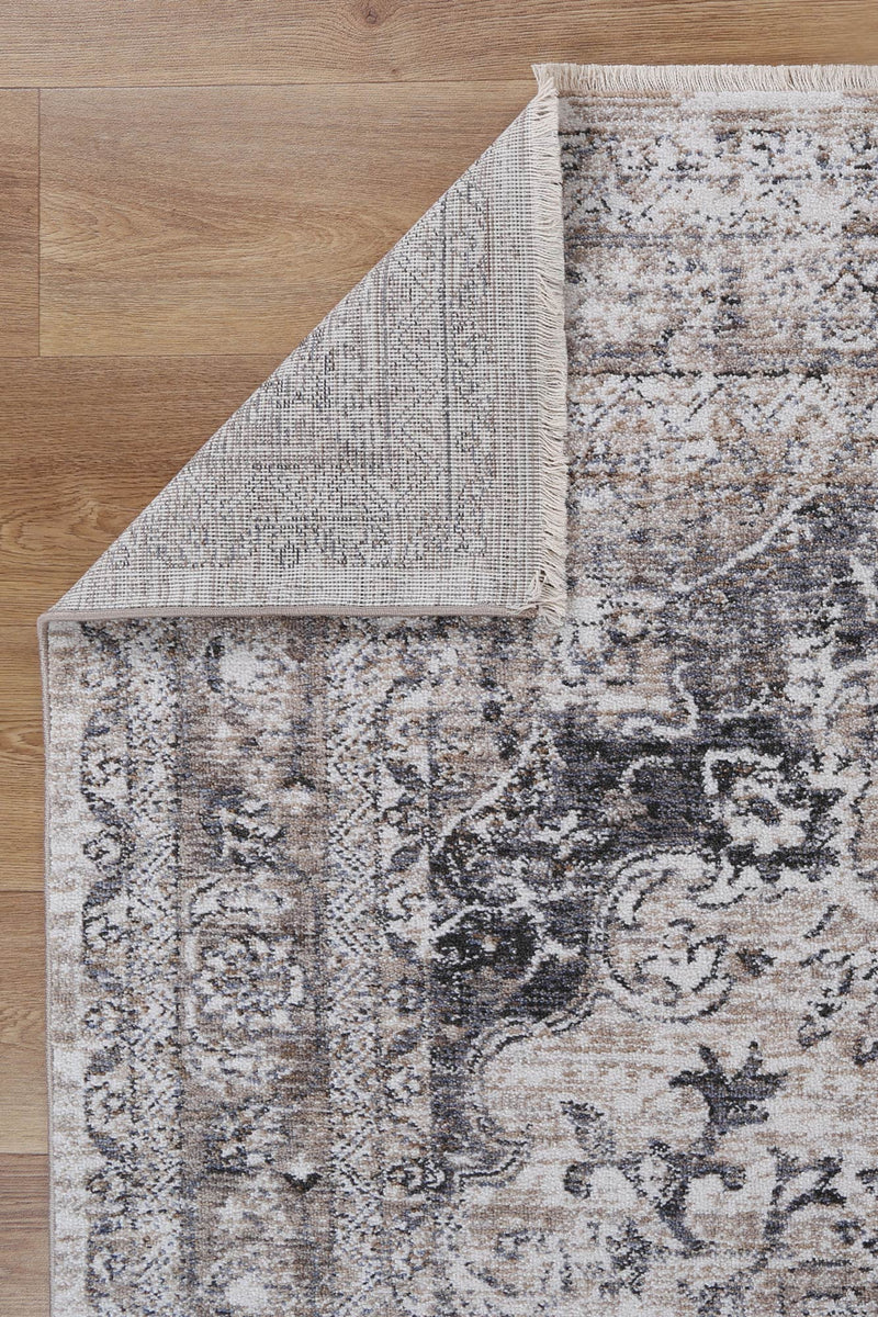 Mary Samarkad Ash Traditional Soft Rug