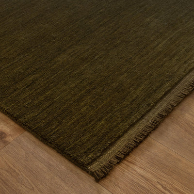Giorgio Original Hand-Knotted Green Wool Rug