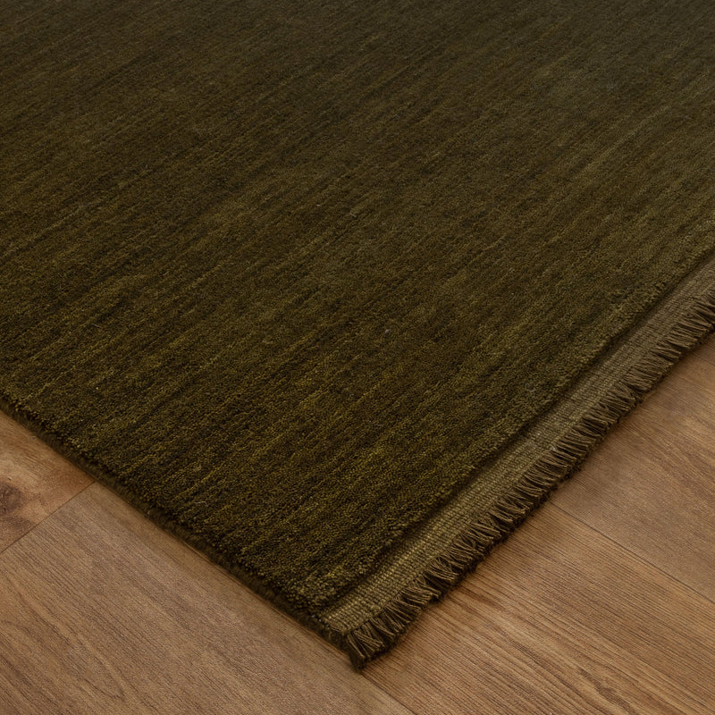 Giorgio Original Hand-Knotted Green Wool Rug