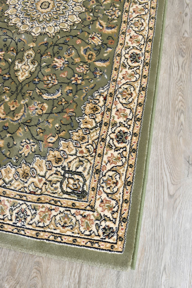 Royal Decora Green Nain Runner Rug