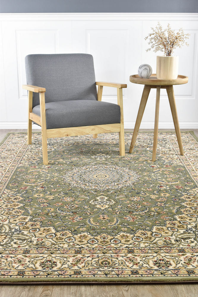 Royal Decora Green Nain Rug, Rugs Online Rugs Sydney Australia, www.rugsonlinerugs.com.au