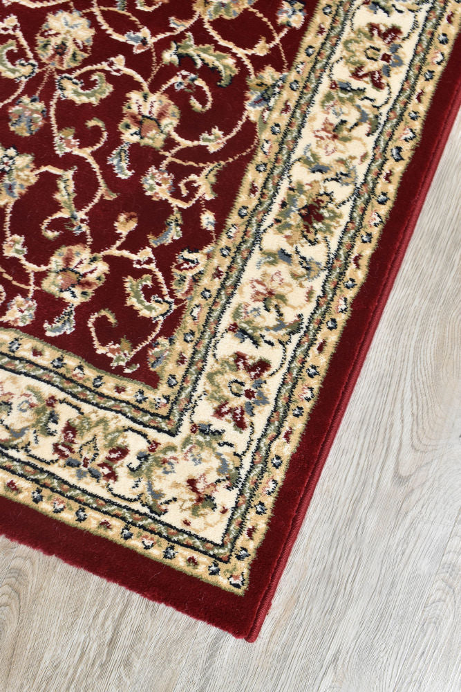 Royal Keshan Red Nain Runner Rug