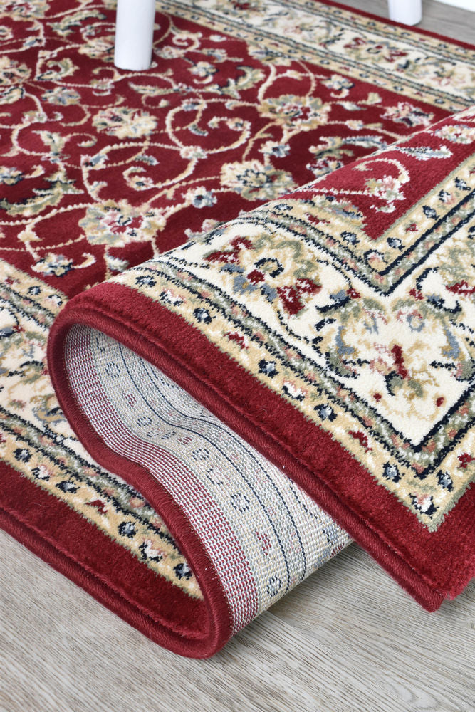 Royal Keshan Red Nain Runner Rug