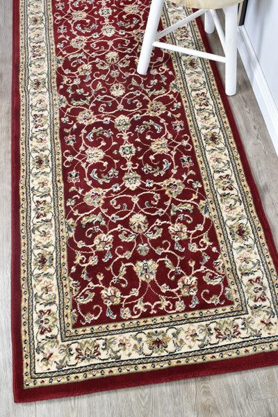 Royal Keshan Red Nain Runner Rug