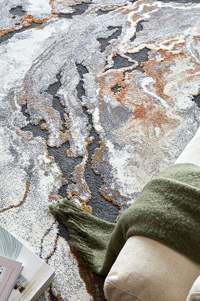 Mineral Australia 222 Rust Runner Rug