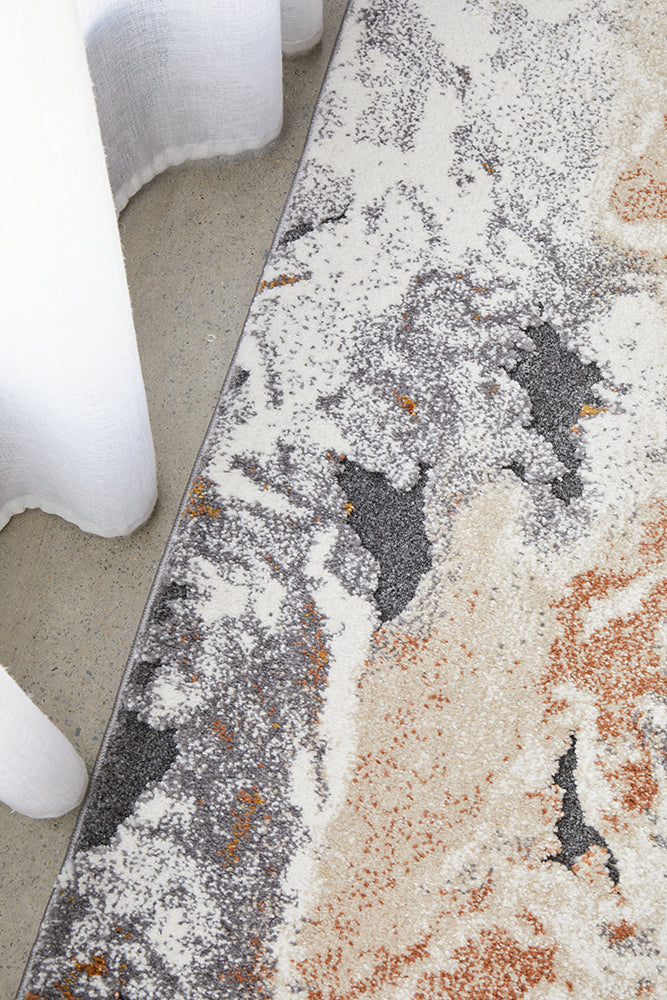 Mineral Australia 222 Rust Runner Rug