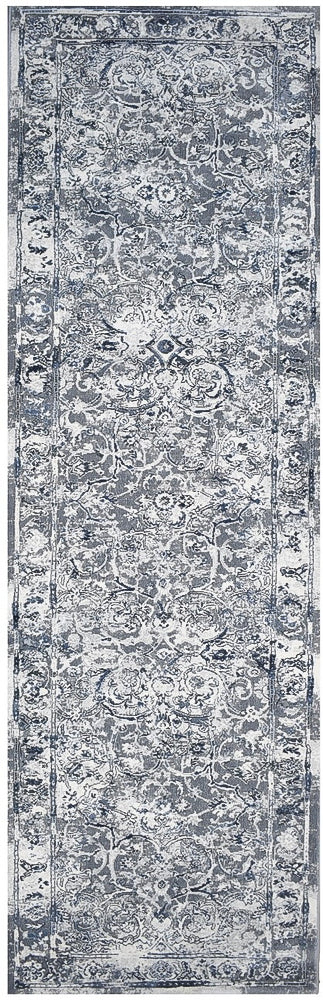 Florence Nain Trans Blue White Grey Rug