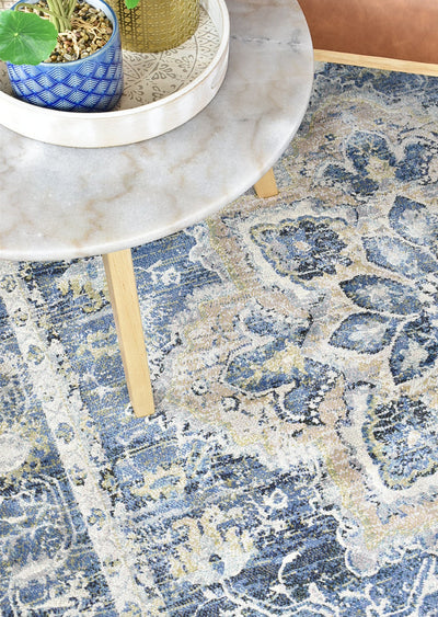 Florence Heriz Denim Rug, Rugs Online Rugs Sydney Australia, www.rugsonlinerugs.com.au