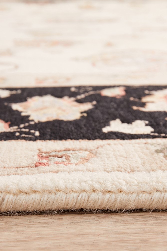 Tabriz Handmade Garden Design Wool With Silk Rug 241X168CM