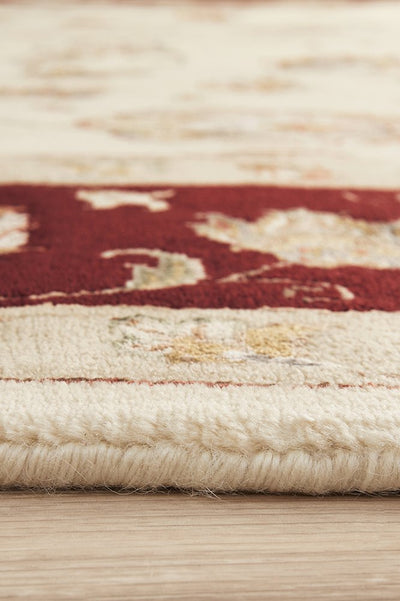 Tabriz Handmade Garden Design Wool With Silk Rug 298X197CM