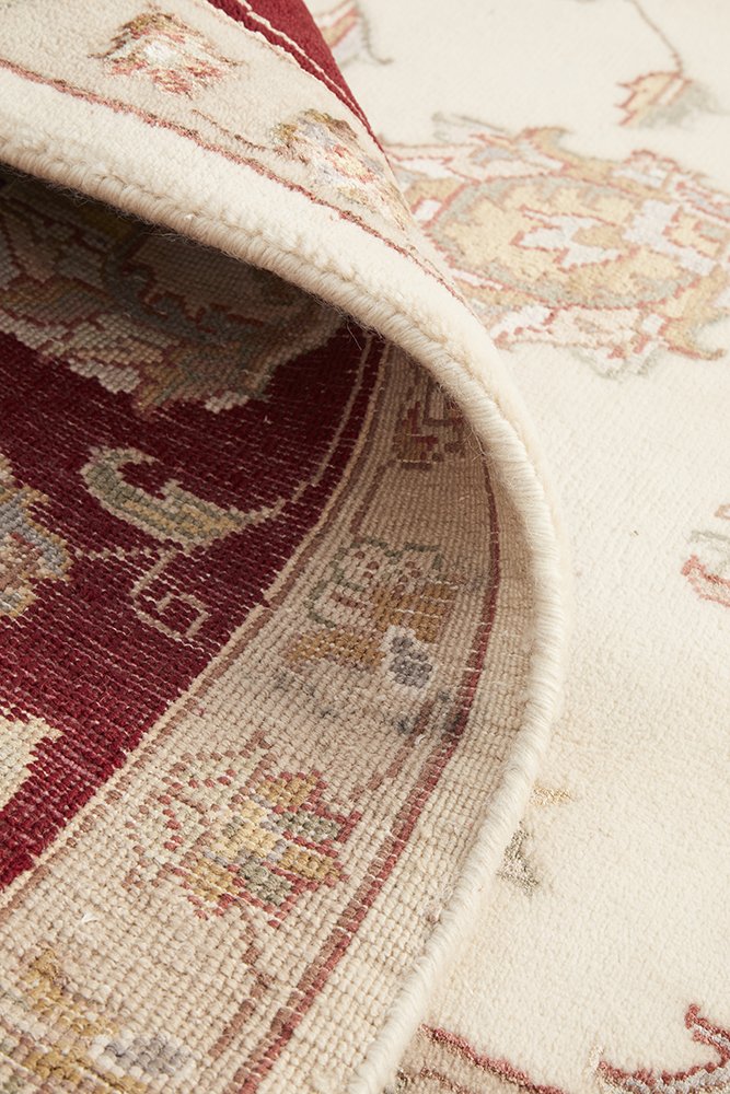 Tabriz Handmade Garden Design Wool With Silk Rug 298X197CM