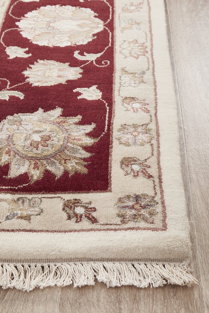 Tabriz Handmade Garden Design Wool With Silk Rug 329X242CM