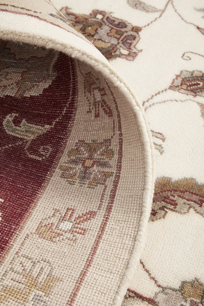 Tabriz Handmade Garden Design Wool With Silk Rug 329X242CM