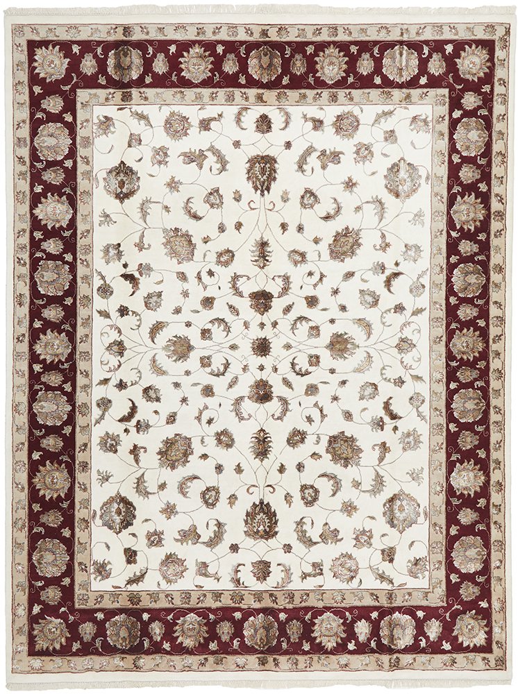 Indian Hand Knotted Wool With Silk 46