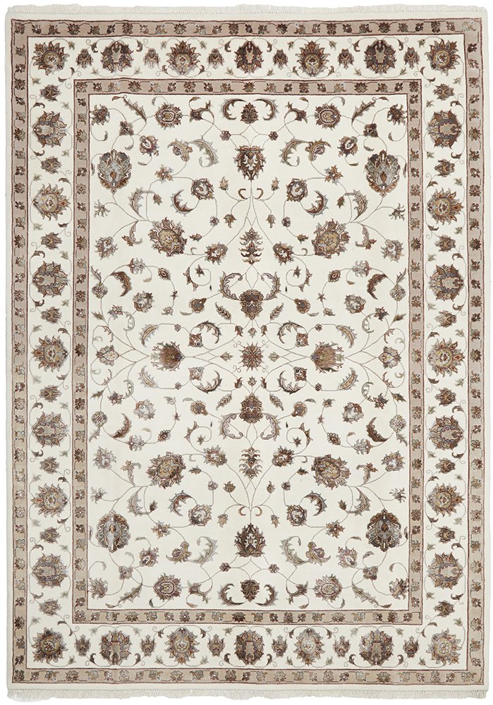 Indian Hand Knotted Wool With Silk 91