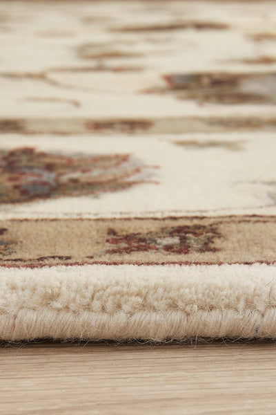 Tabriz Handmade Garden Design Wool With Silk Rug 295X195CM