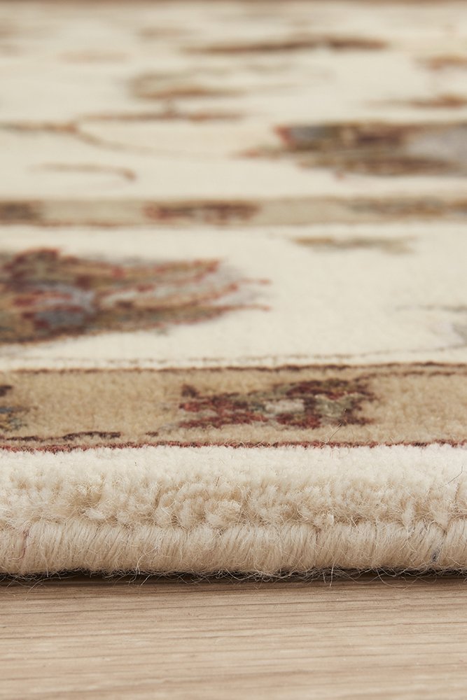 Tabriz Handmade Garden Design Wool With Silk Rug 295X195CM