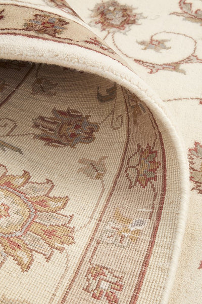 Tabriz Handmade Garden Design Wool With Silk Rug 295X195CM