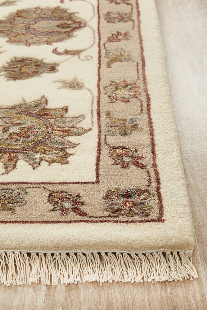 Tabriz Handmade Garden Design Wool With Silk Rug 305X241CM