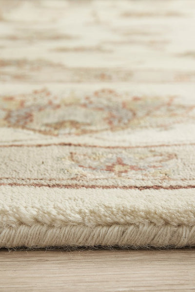 Tabriz Handmade Garden Design Wool With Silk Rug 305X241CM