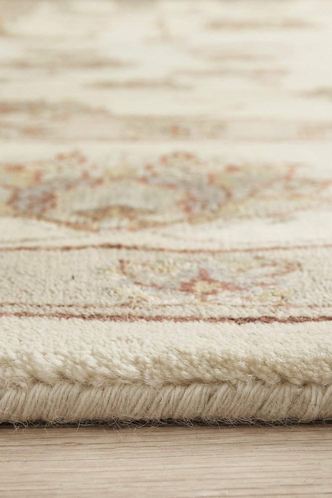 Tabriz Handmade Garden Design Wool With Silk Rug 305X241CM