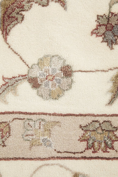 Tabriz Handmade Garden Design Wool With Silk Rug 305X241CM