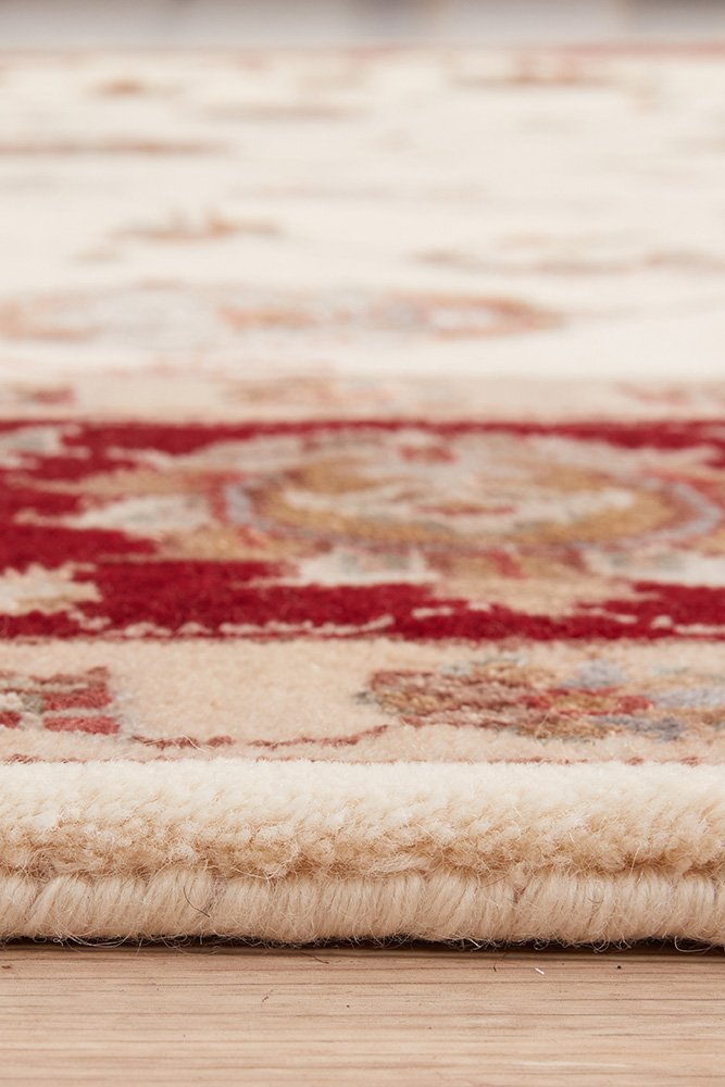 Tabriz Handmade Garden Design Wool With Silk Rug 238X169CM