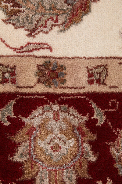 Tabriz Handmade Garden Design Wool With Silk Rug 238X169CM