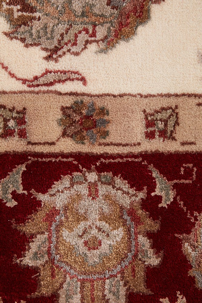 Tabriz Handmade Garden Design Wool With Silk Rug 238X169CM