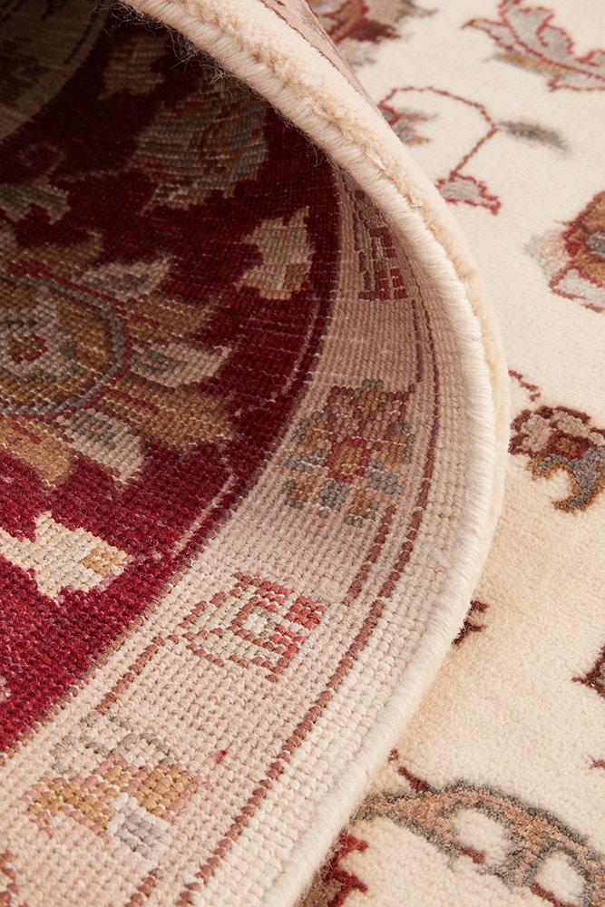 Tabriz Handmade Garden Design Wool With Silk Rug 238X169CM