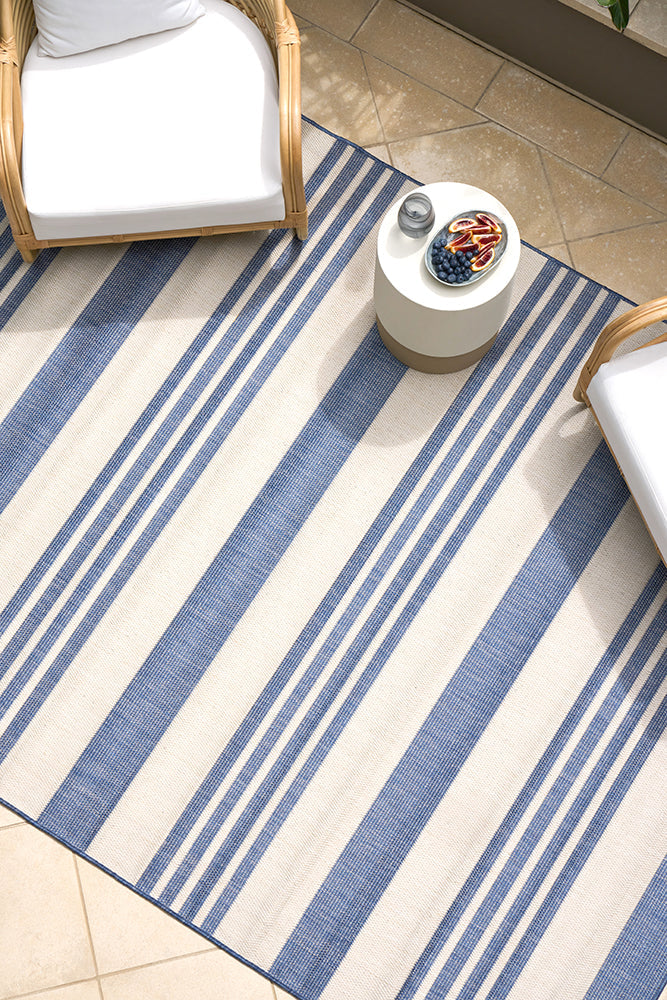 Florida Outdoor Indoor Alvi Blue Rug