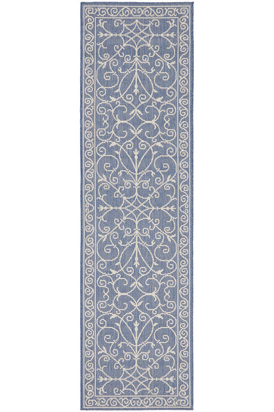 Florida Outdoor Indoor Romy Blue Rug