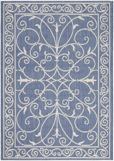 Florida Outdoor Indoor Romy Blue Rug