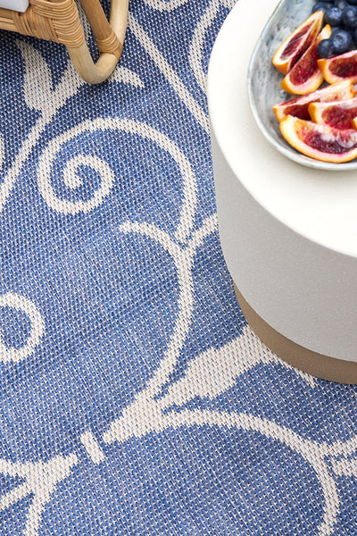 Florida Outdoor Indoor Romy Blue Rug