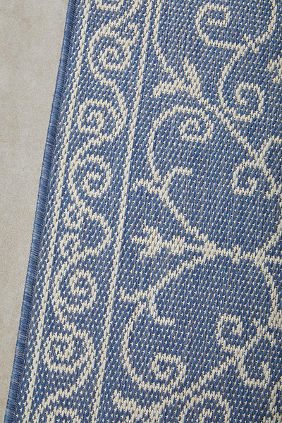 Florida Outdoor Indoor Romy Blue Rug