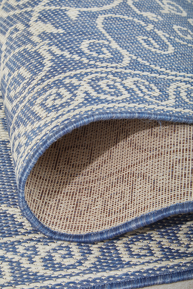 Florida Outdoor Indoor Romy Blue Rug
