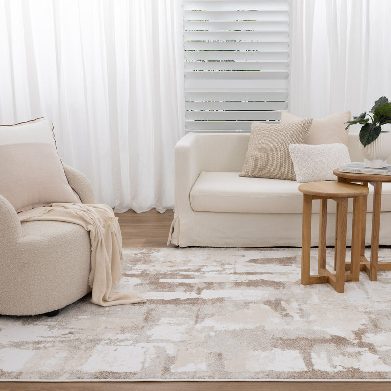 Nirvana Abstract Cosy Brown Rug, Rugs Online Rugs Sydney Australia, www.rugsonlinerugs.com.au