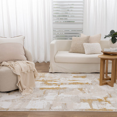 Nirvana Abstract Cosy Gold Rug, Rugs Online Rugs Sydney Australia, www.rugsonlinerugs.com.au
