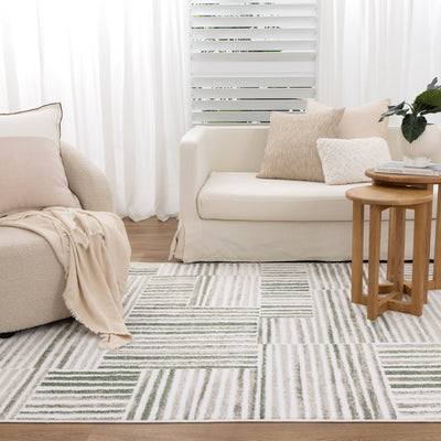 Nirvana Geo Lines Green Modern Rug, Rugs Online Rugs Sydney Australia, www.rugsonlinerugs.com.au