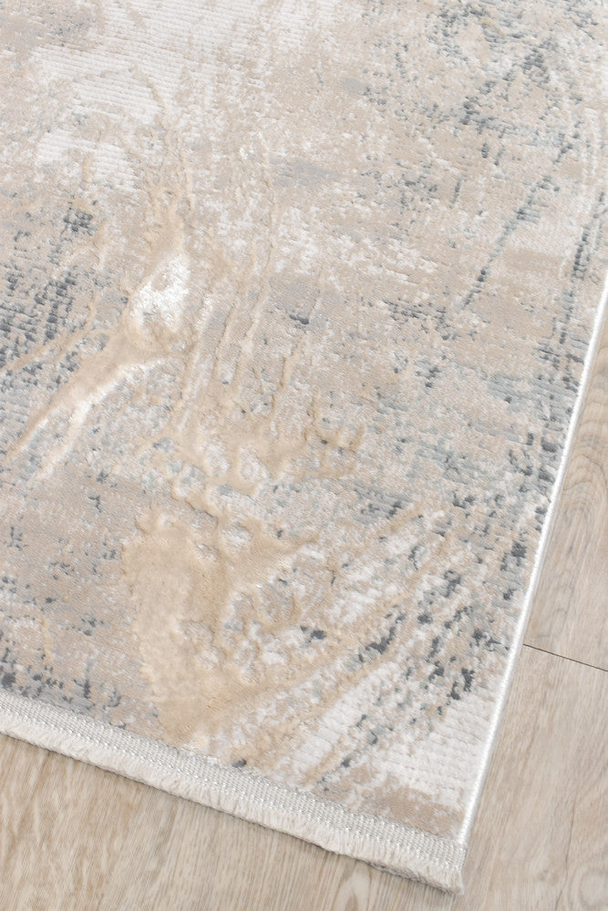 Rocco Bardia Beige Runner Rug