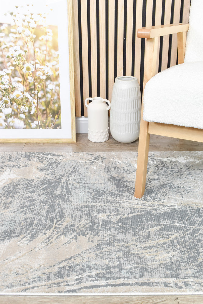 Rocco Bardia Beige Runner Rug